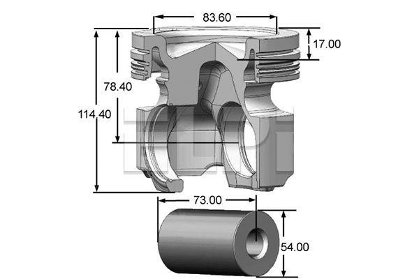 Piston LP181 3228 STD ELPI